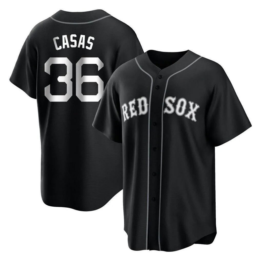 Ldoa B.Red Sox #36 Triston Casas Player Black Home Game Stitched Jerseys