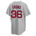 Ldoa B.Red Sox #36 Triston Casas Player Gray Road Home Game Stitched Jerseys