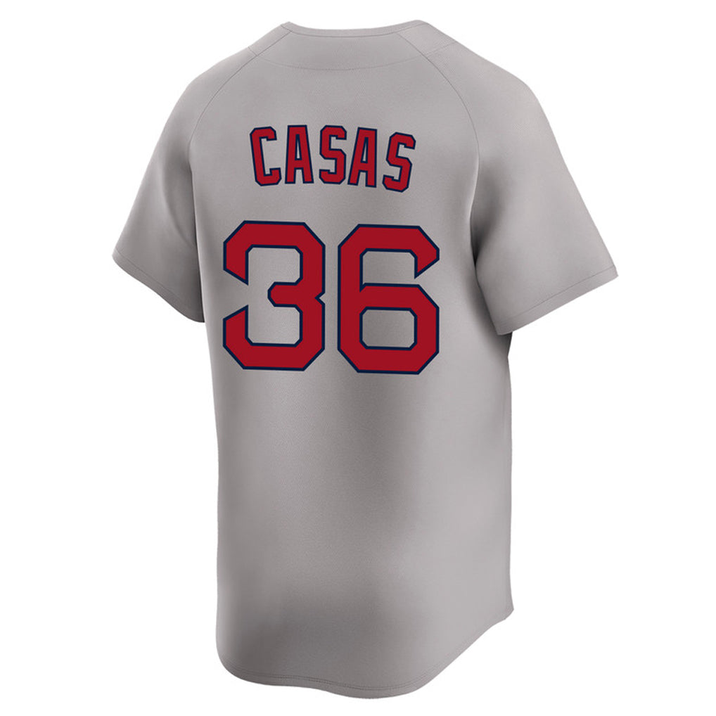 Ldoa B.Red Sox #36 Triston Casas Player Gray Road Limited Home Game Stitched Jerseys
