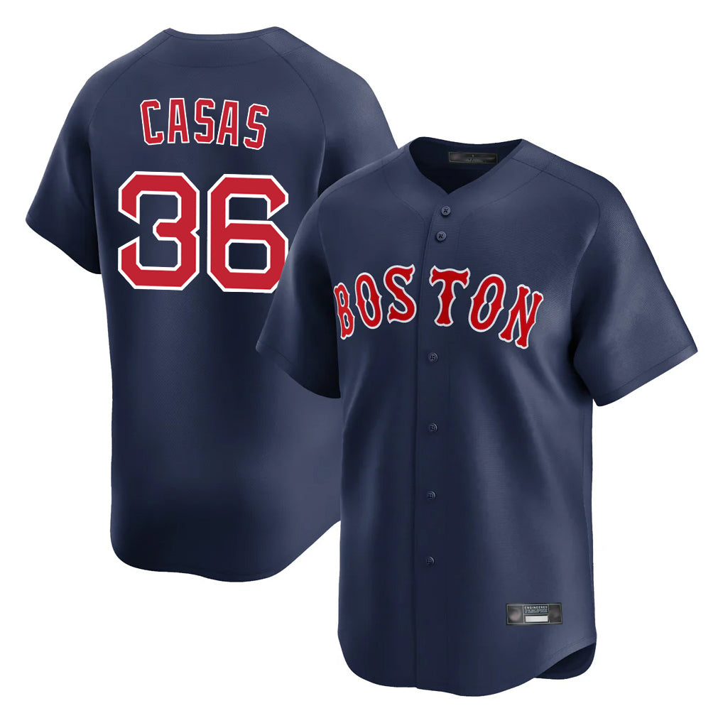 Ldoa B.Red Sox #36 Triston Casas Player Navy Limited Home Game Stitched Jersey