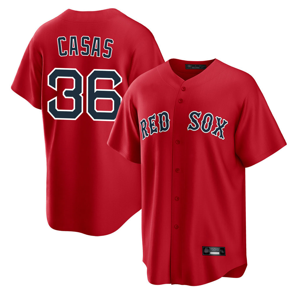 Ldoa B.Red Sox #36 Triston Casas Player Red Home Game Stitched Jersey