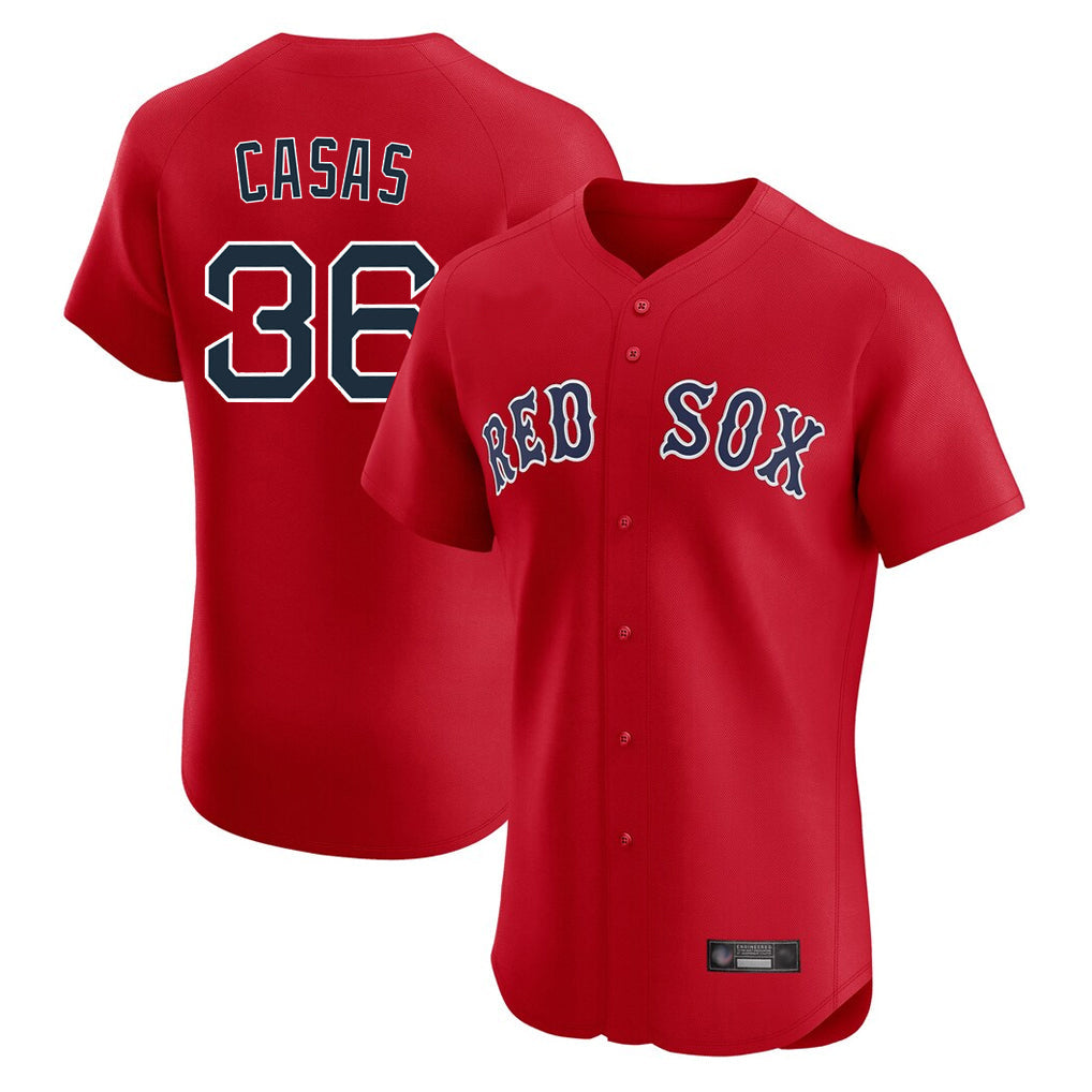 Ldoa B.Red Sox #36 Triston Casas Player Red Limited Elite Home Game Stitched Jersey