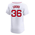 Ldoa B.Red Sox #36 Triston Casas Player White Limited Elite Home Game Stitched Jerseys