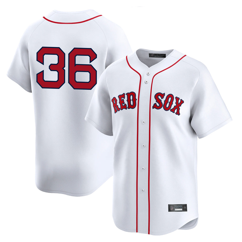Ldoa B.Red Sox #36 Triston Casas Player White Limited Home Game Stitched Jersey