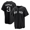 Ldoa B.Red Sox #3 Ceddanne Rafaela Player Black Home Game Stitched Jerseys