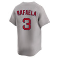 Ldoa B.Red Sox #3 Ceddanne Rafaela Player Gray Road Limited Home Game Stitched Jerseys