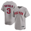 Ldoa B.Red Sox #3 Ceddanne Rafaela Player Gray Road Limited Home Game Stitched Jersey