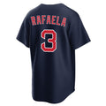 Ldoa B.Red Sox #3 Ceddanne Rafaela Player Navy Home Game Stitched Jerseys