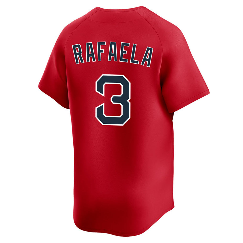 Ldoa B.Red Sox #3 Ceddanne Rafaela Player Red Limited Home Game Stitched Jerseys