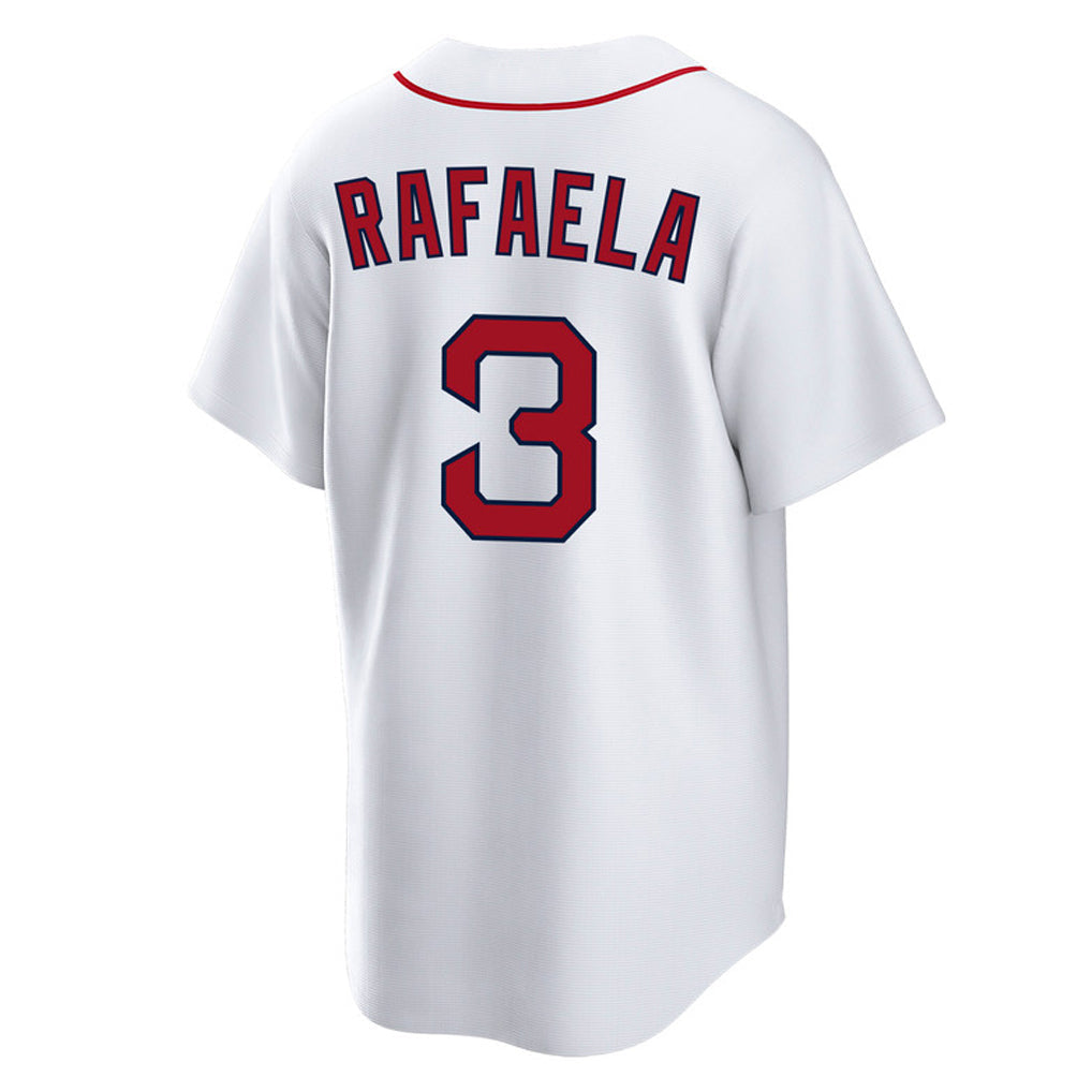 Ldoa B.Red Sox #3 Ceddanne Rafaela Player White Home Game Stitched Jerseys