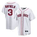 Ldoa B.Red Sox #3 Ceddanne Rafaela Player White Home Game Stitched Jersey