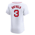 Ldoa B.Red Sox #3 Ceddanne Rafaela Player White Limited Elite Home Game Stitched Jerseys