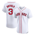 Ldoa B.Red Sox #3 Ceddanne Rafaela Player White Limited Elite Home Game Stitched Jersey