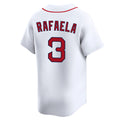 Ldoa B.Red Sox #3 Ceddanne Rafaela Player White Limited Home Game Stitched Jerseys