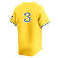 Ldoa B.Red Sox #3 Ceddanne Rafaela Player Yellow Limited Home Game Stitched Jerseys
