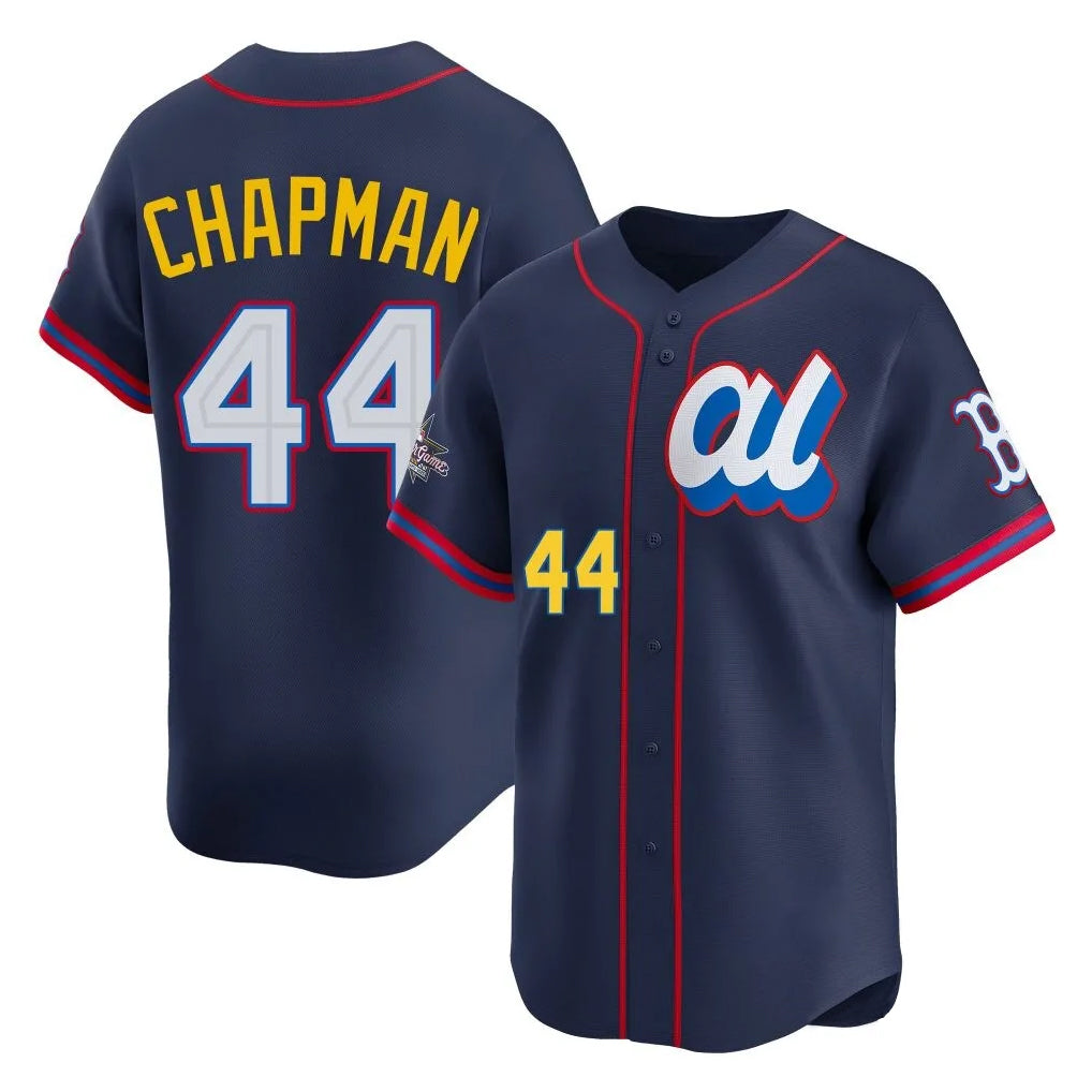 Ldoa B.Red Sox #44 Aroldis Chapman Player Navy American League All-Star Edition Game Stitched Jerseys