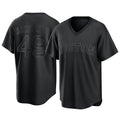 Ldoa B.Red Sox #49 Tim Wakefield Player Black T-shirt Home Game Stitched Jerseys