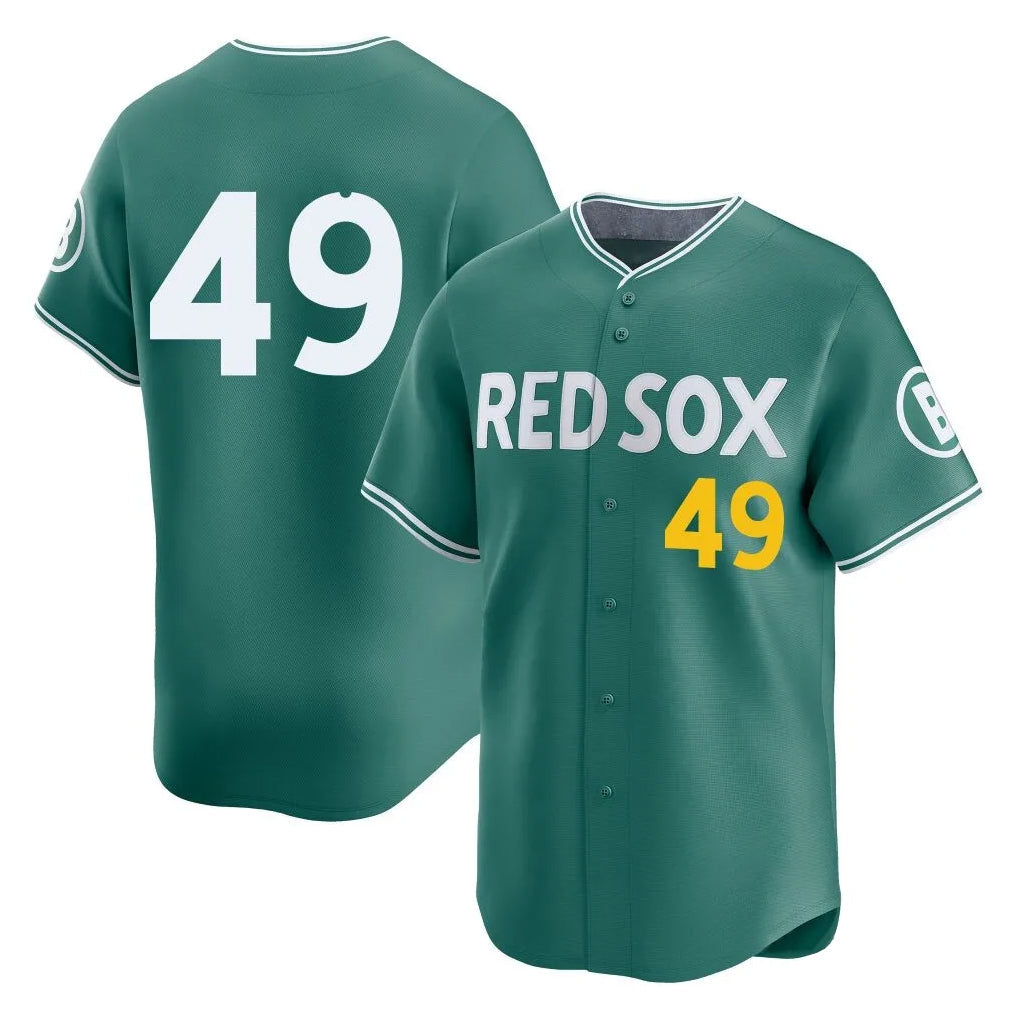 Ldoa B.Red Sox #49 Tim Wakefield Player Green City Connect Limited Home Game Stitched Jerseys