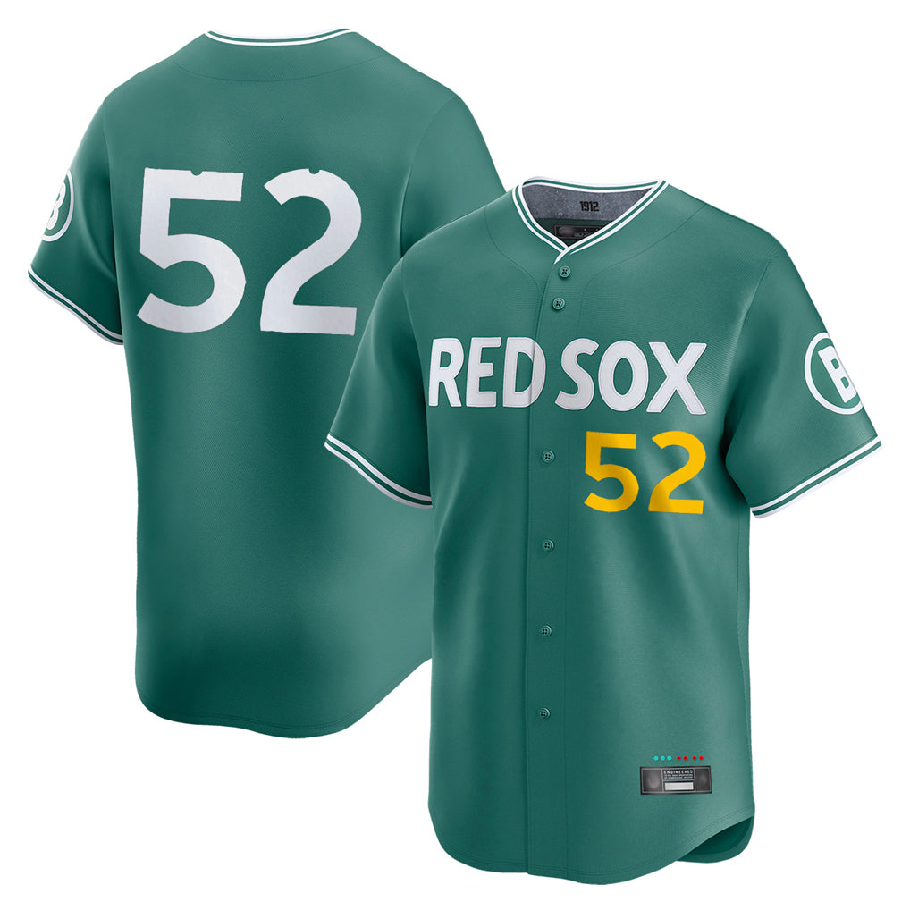 Ldoa B.Red Sox #52 Wilyer Abreu Player Green City Connect Limited Home Game Stitched Jerseys