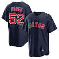 Ldoa B.Red Sox #52 Wilyer Abreu Player Navy Home Game Stitched Jerseys