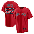 Ldoa B.Red Sox #52 Wilyer Abreu Player Red Home Game Stitched Jerseys