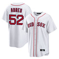 Ldoa B.Red Sox #52 Wilyer Abreu Player White Home Game Stitched Jerseys
