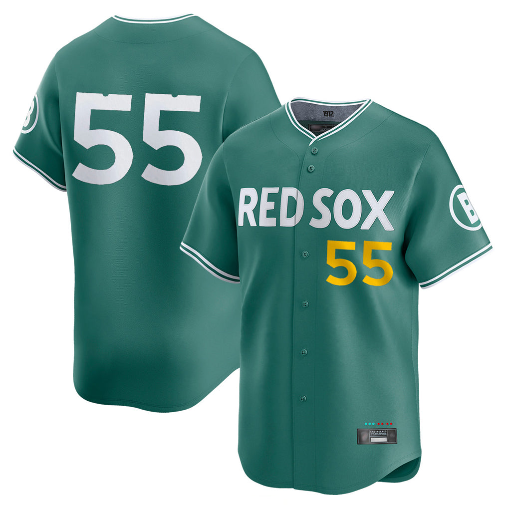 Ldoa B.Red Sox #55 Ranger Su¡§¡érez Player Green City Connect Limited Home Game Stitched Jerseys