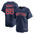 Ldoa B.Red Sox #55 Ranger Su¡§¡érez Player Navy Limited Home Game Stitched Jerseys