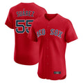 Ldoa B.Red Sox #55 Ranger Su¡§¡érez Player Red Limited Elite Home Game Stitched Jerseys