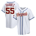 Ldoa B.Red Sox #55 Ranger Su¡§¡érez Player White 2026 World Classic Limited Home Game Stitched Jerseys