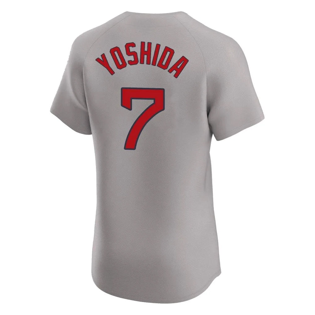 Ldoa B.Red Sox #7 Masataka Yoshida Player Gray Road Limited Elite Home Game Stitched Jerseys
