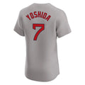 Ldoa B.Red Sox #7 Masataka Yoshida Player Gray Road Limited Elite Home Game Stitched Jerseys