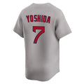 Ldoa B.Red Sox #7 Masataka Yoshida Player Gray Road Limited Home Game Stitched Jerseys