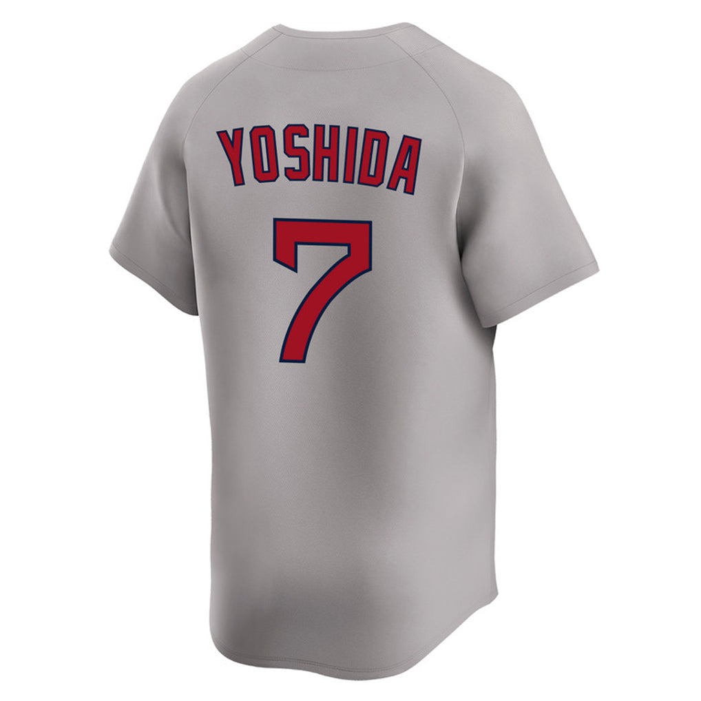 Ldoa B.Red Sox #7 Masataka Yoshida Player Gray Road Limited Home Game Stitched Jerseys