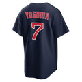Ldoa B.Red Sox #7 Masataka Yoshida Player Navy Home Game Stitched Jerseys