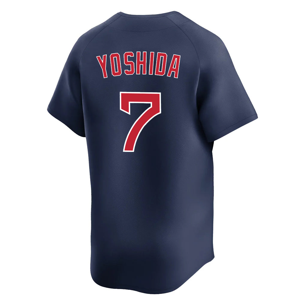 Ldoa B.Red Sox #7 Masataka Yoshida Player Navy Limited Home Game Stitched Jerseys