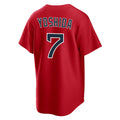 Ldoa B.Red Sox #7 Masataka Yoshida Player Red Home Game Stitched Jerseys
