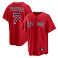 Ldoa B.Red Sox #7 Masataka Yoshida Player Red Home Game Stitched Jersey