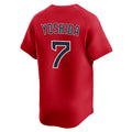 Ldoa B.Red Sox #7 Masataka Yoshida Player Red Limited Home Game Stitched Jerseys