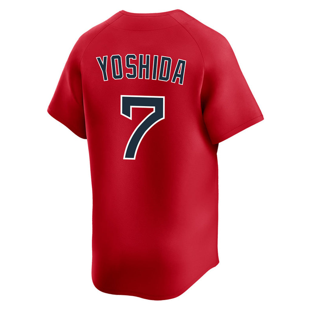 Ldoa B.Red Sox #7 Masataka Yoshida Player Red Limited Home Game Stitched Jerseys