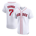 Ldoa B.Red Sox #7 Masataka Yoshida Player White Limited Elite Home Game Stitched Jersey