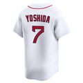Ldoa B.Red Sox #7 Masataka Yoshida Player White Limited Home Game Stitched Jerseys