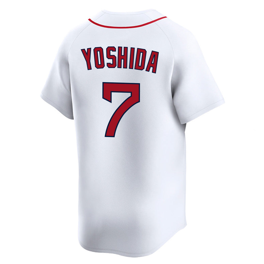 Ldoa B.Red Sox #7 Masataka Yoshida Player White Limited Home Game Stitched Jerseys