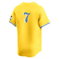 Ldoa B.Red Sox #7 Masataka Yoshida Player Yellow Limited Home Game Stitched Jerseys