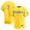 Ldoa B.Red Sox #7 Masataka Yoshida Player Yellow Limited Home Game Stitched Jersey