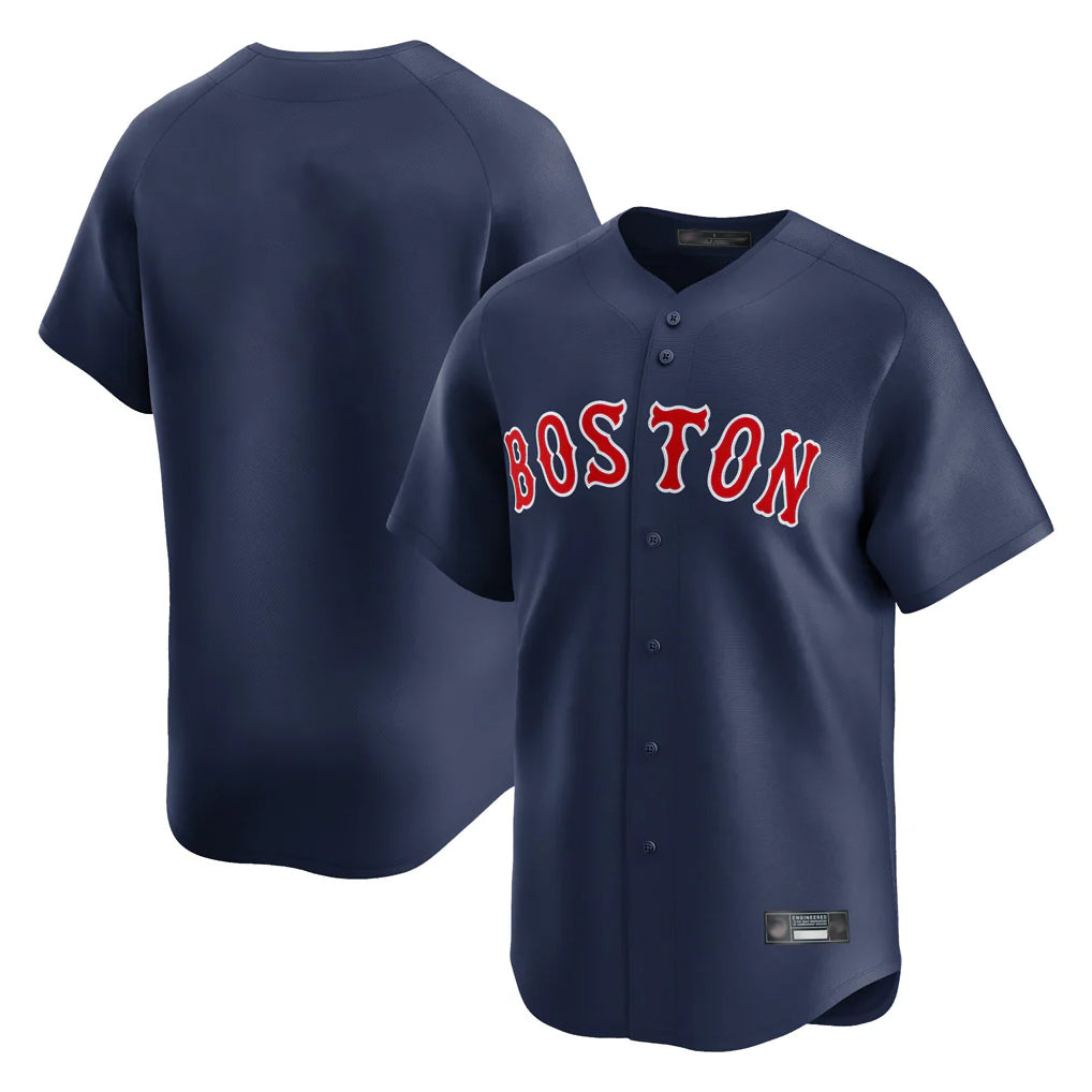 Ldoa B.Red Sox Blank Player Navy Limited Home Game Stitched Jerseys