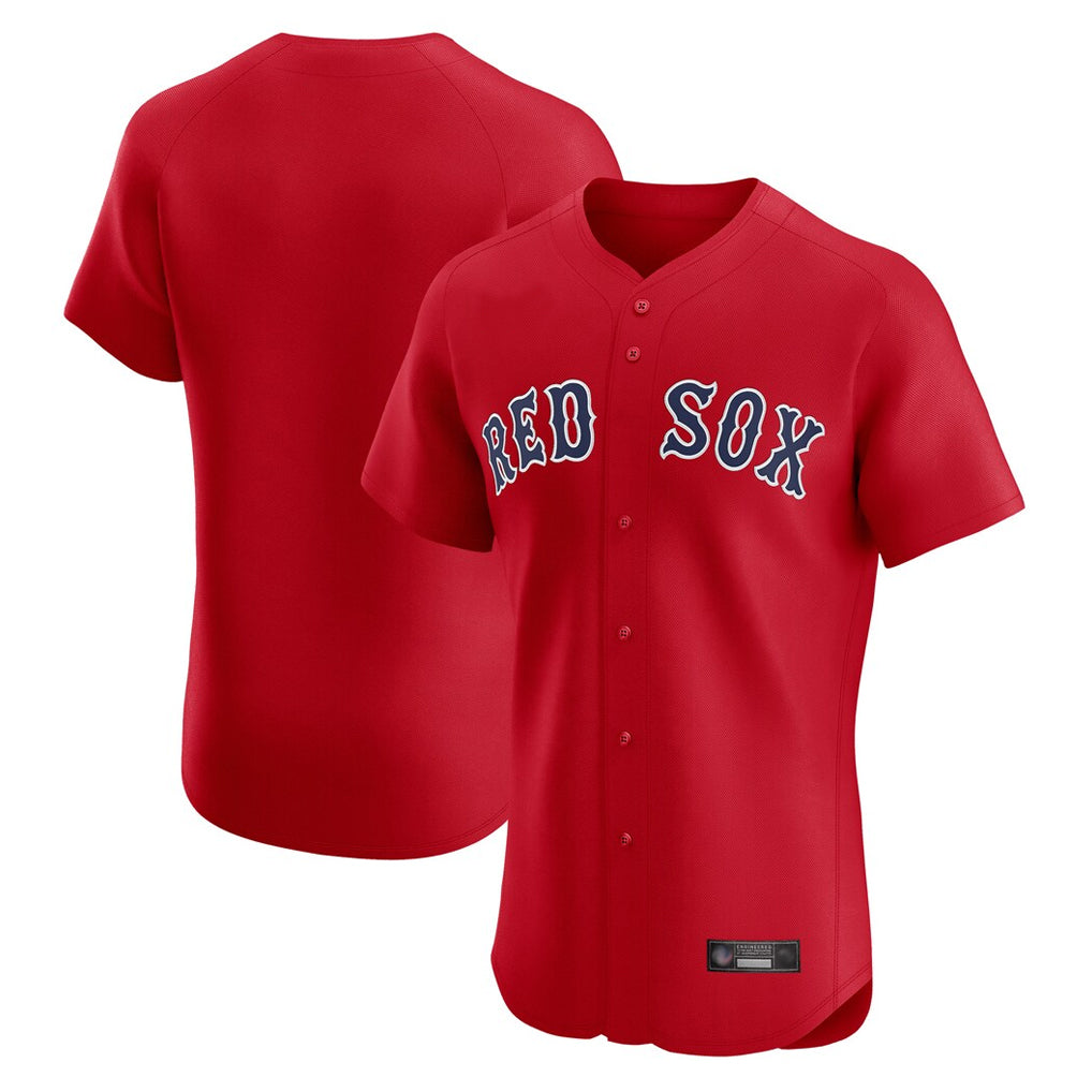 Ldoa B.Red Sox Blank Player Red Limited Elite Home Game Stitched Jerseys