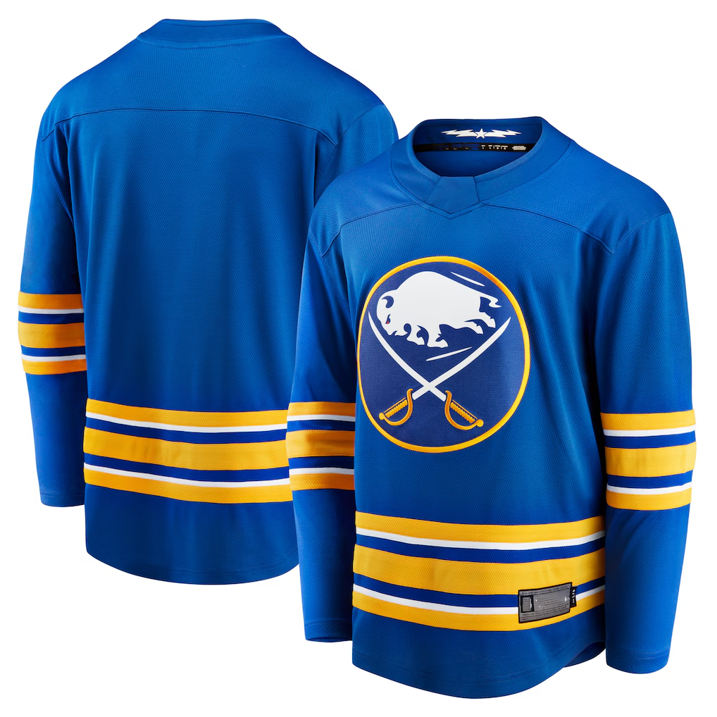 Tuec B.Sabres Royal Home Breakaway Stitched Jerseys