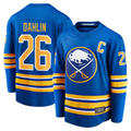 Tuec B.Sabres #26 Rasmus Dahlin Royal Home Captain Patch Breakaway Stitched Jerseys