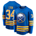 Tuec B.Sabres #34 Alex Lyon Royal Home Breakaway Stitched Jerseys